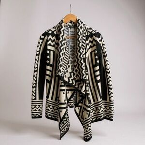 Staring at Stars Monochrome Geometric Cardigan